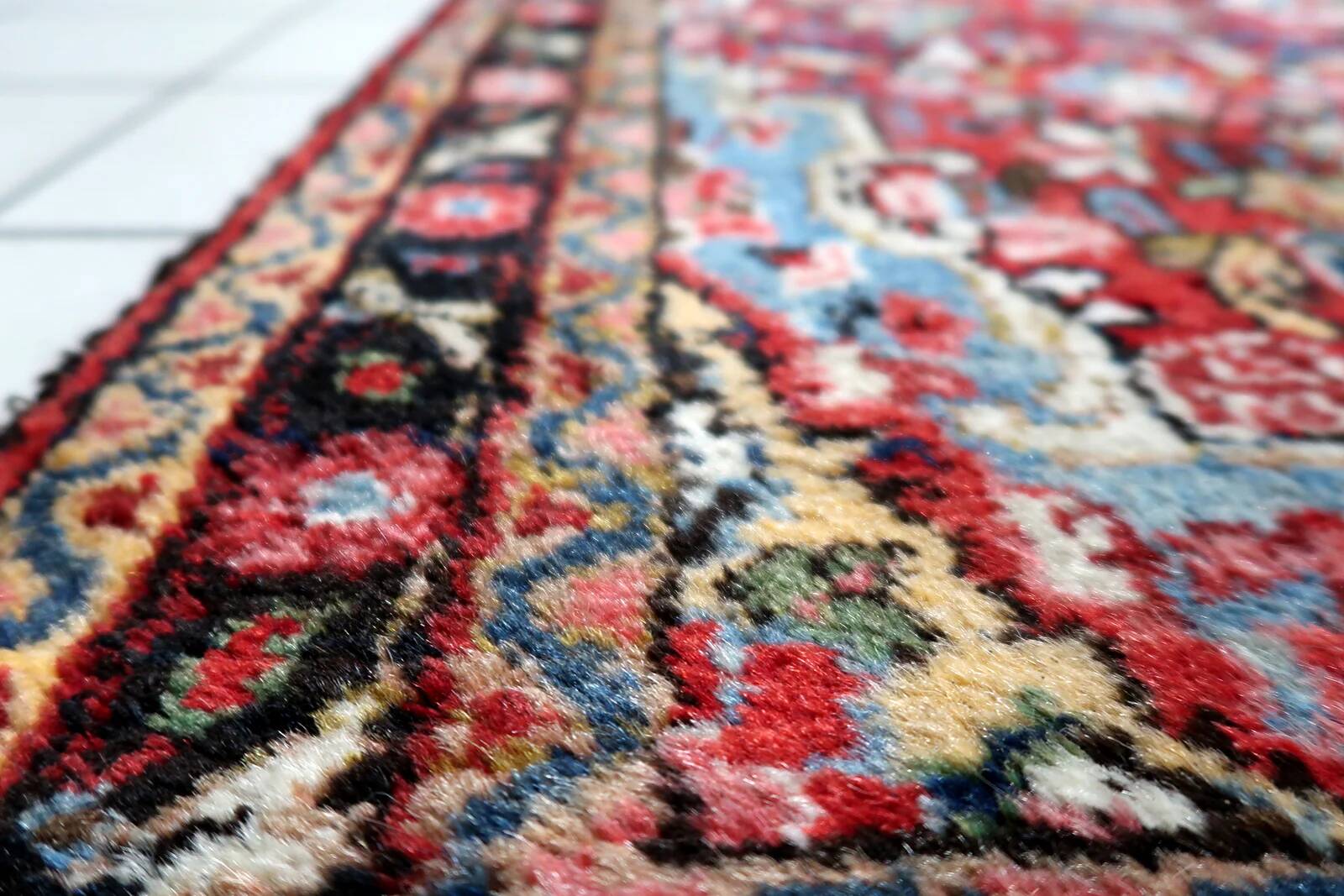 Antique Persian Hamadan runner 75 cm x 315 cm 1920s - 1C1233