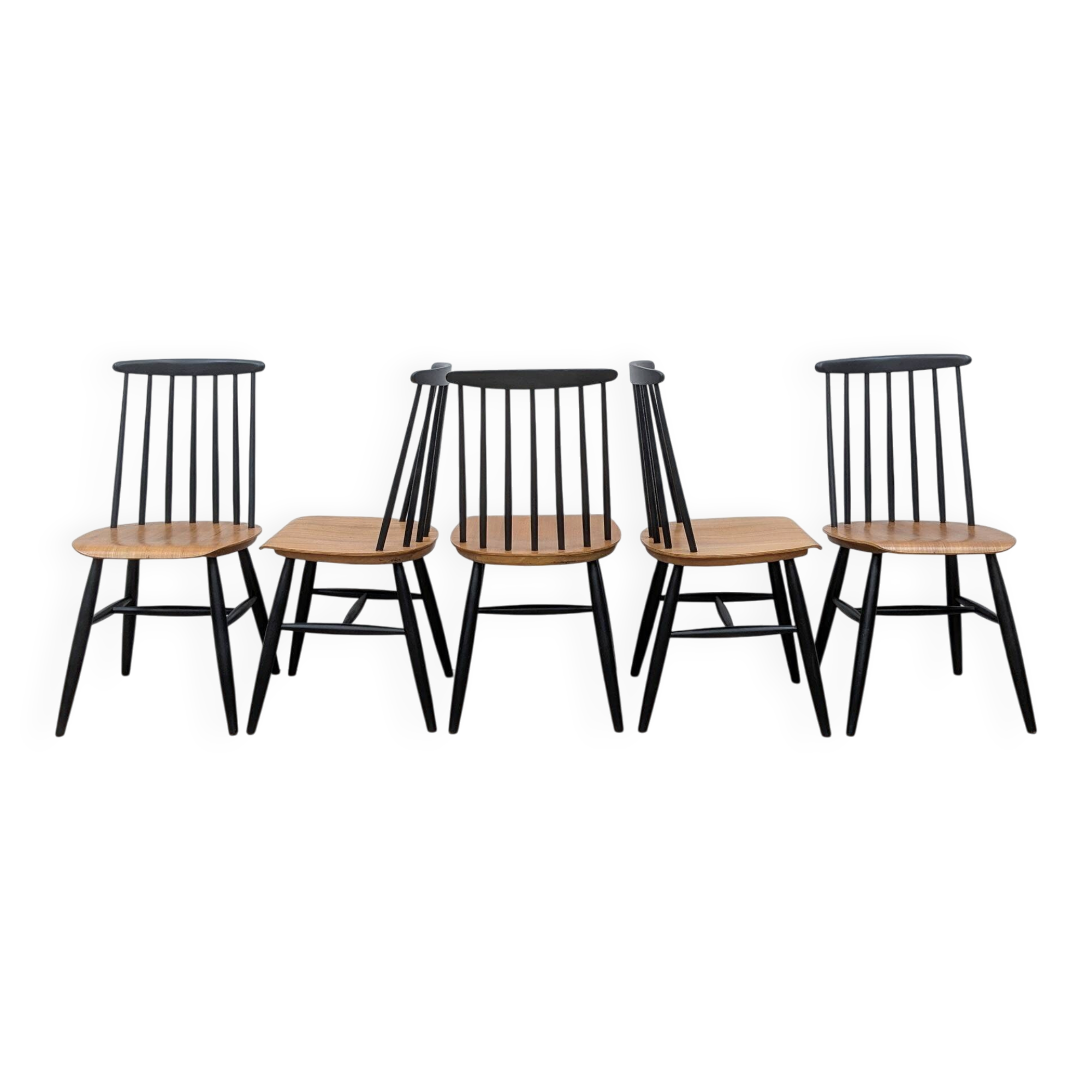 Lot de 5 chaises Fanett Ilmari Tapiovaara