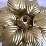 Wall lamp or ceiling lamp golden flower
