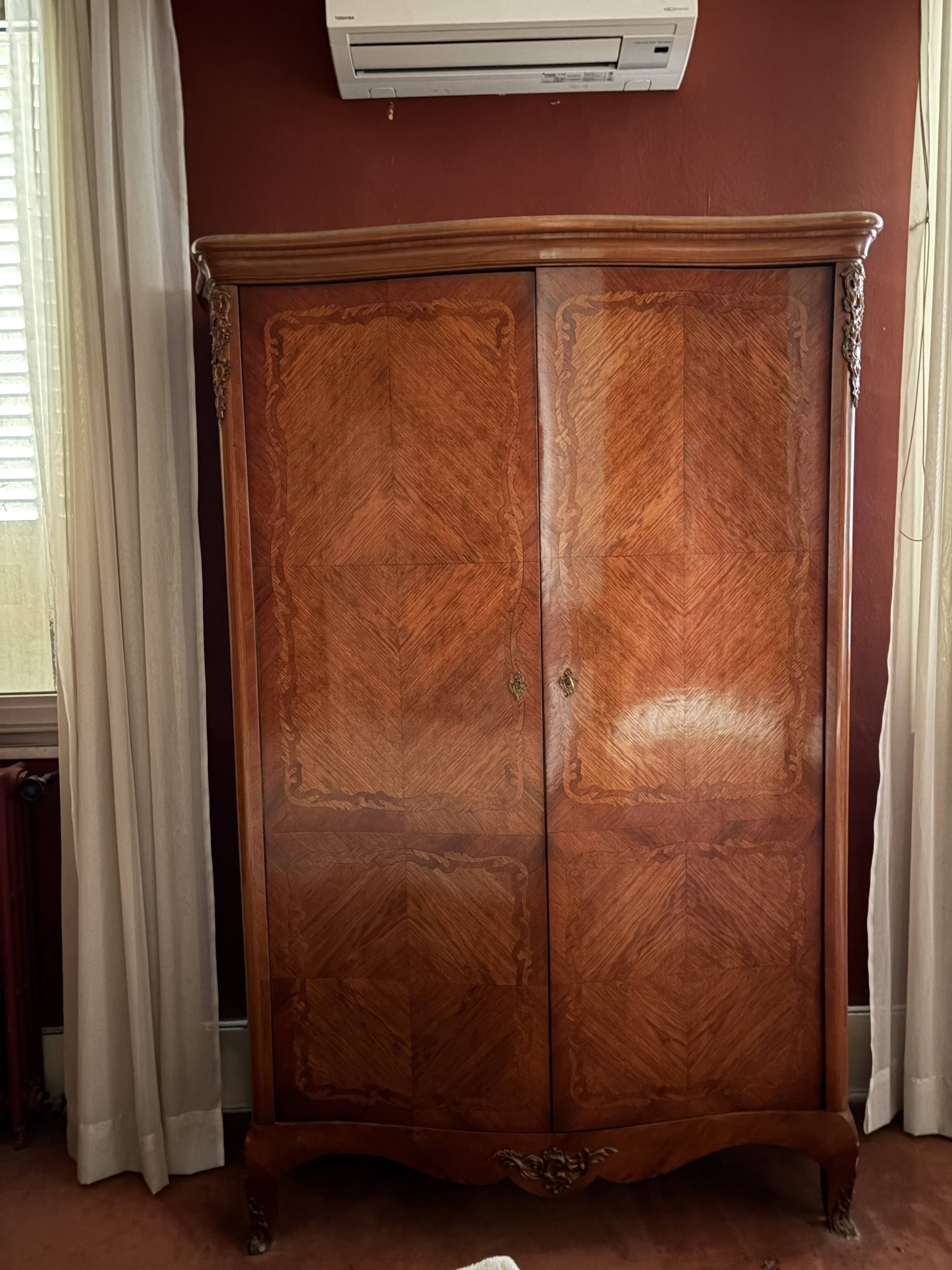 Armoire Louis XV-XVI (fin 19ème)