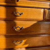 Solid oak chest of drawers