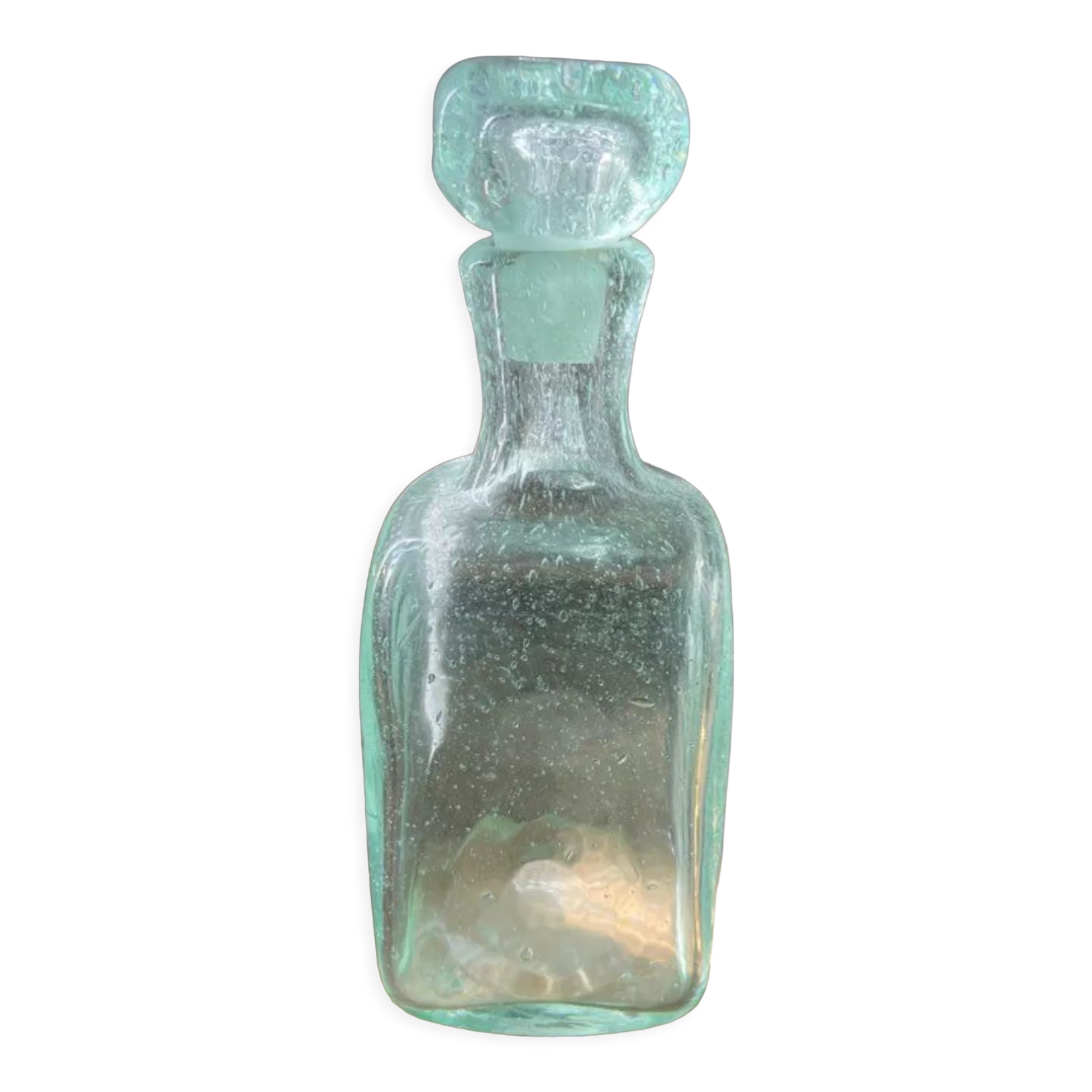 Plown green decanter