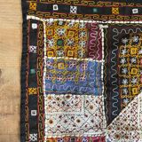 Oriental tablecloth with mirror and embroidery