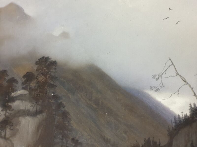 Alphonse de Saint-Beaussant (born in 1842) Pastel on paper mounted on canvas - Sinner