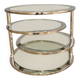 Table basse, 4 plateaux, France, circa 1980