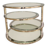 Table basse, 4 plateaux, France, circa 1980
