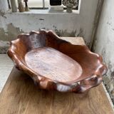 Plat en bois XL racine de thuya