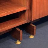 Modular sideboards in rosewood and brass 1960