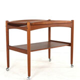 Poul Hundevad trolley with removable tray - danish design