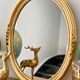 Golden mirror 47x37cm