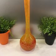 Vase à long col signé Mulaty de style Art Déco