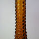 Carafe bottle in brown glass bubbles Empoli 60s