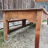 Very large bistro table and benches