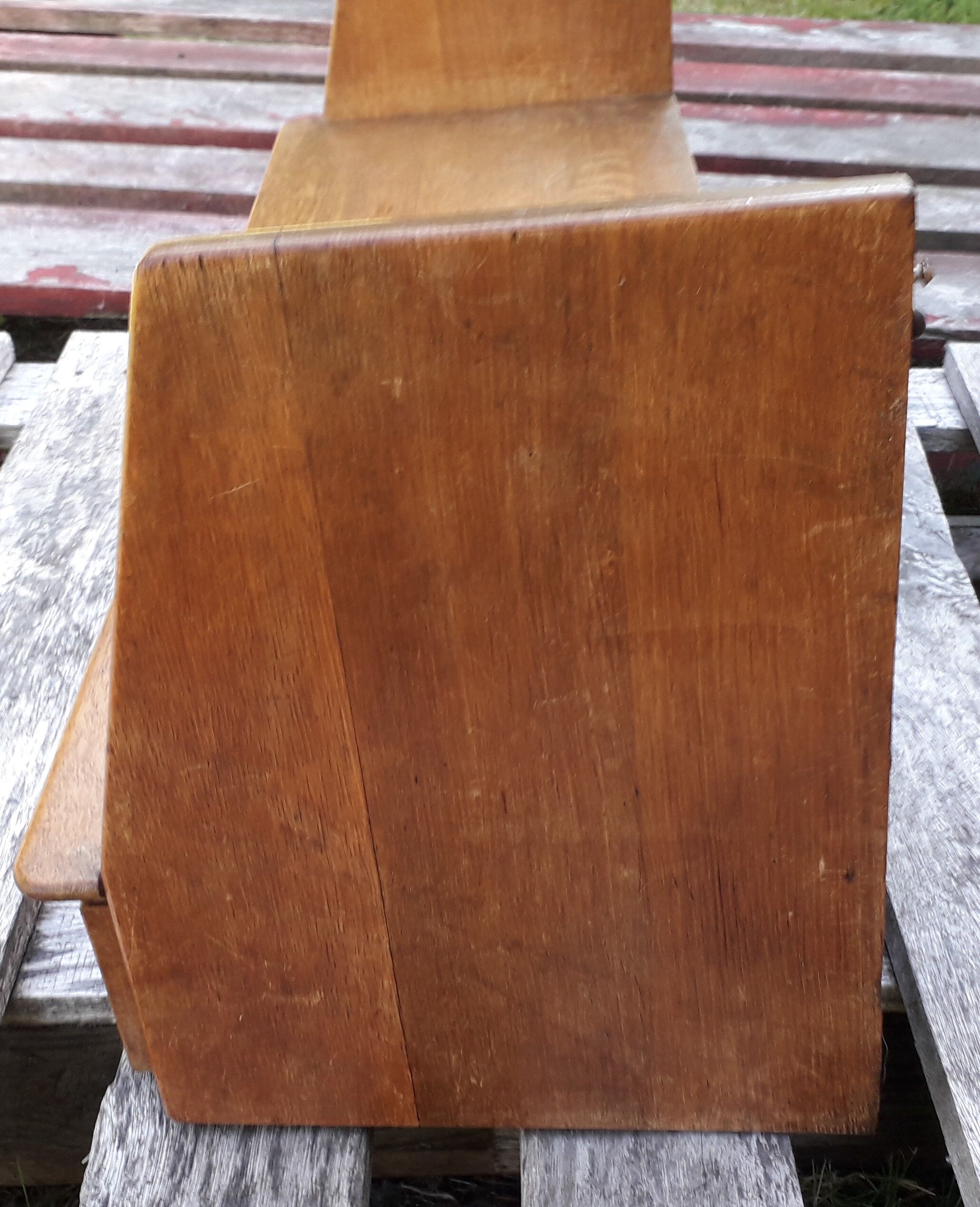 Oak shelf by Marcel Gascoin, Arhec  edition 1950