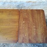 Oak table with two extensions
