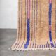 Handmade natural wool rug, size 240 x 160 cm