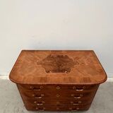 Marquetry commode from the Louis XIV period, early 18th century, Portugal.