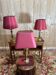 Set of 3 Louis XV bronze lamps