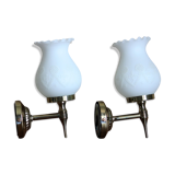 Pair of golden sconces