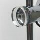 Chrome metal arc floor lamp Space Age mid-century by Cosack, 1960s