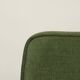 Fauteuil vintage moderne chêne clair vert royal 1962 design par Chierowski