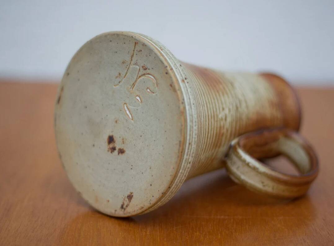 Vintage pitcher, vintage stoneware pitcher, carafe, jug, kitchen, collection, decoration