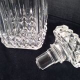 Carafe à whisky vintage en cristal d'Arques  Modèle Villandry
