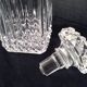 Vintage Arques crystal whisky decanter, Villandry model