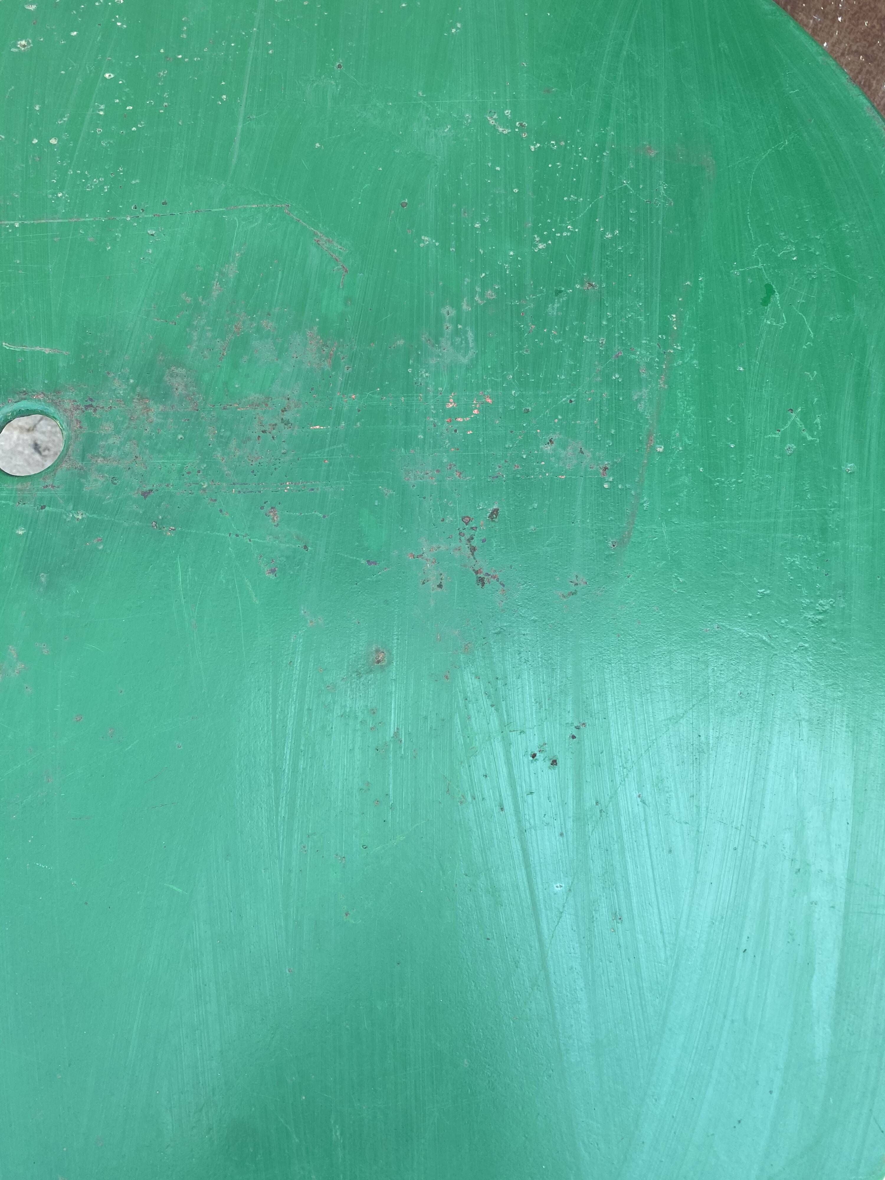 Garden metal round table 1960