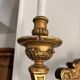 Antique Louis XIV Wall Sconce 19th Century Napoleon III Gilded Wood Gold Leaf