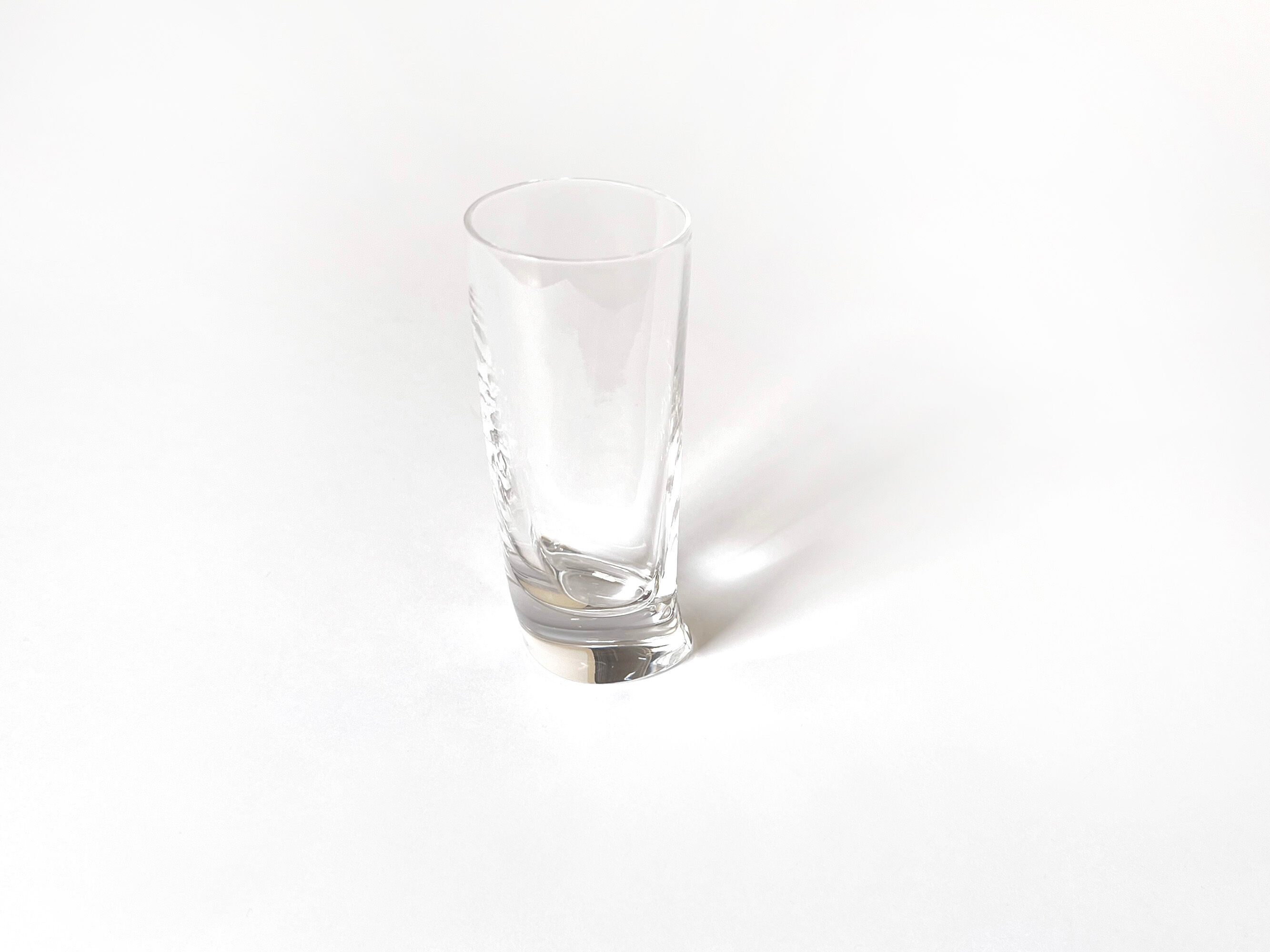 6  verres à shot angelo mangiarotti pour cristalleria colle 1991