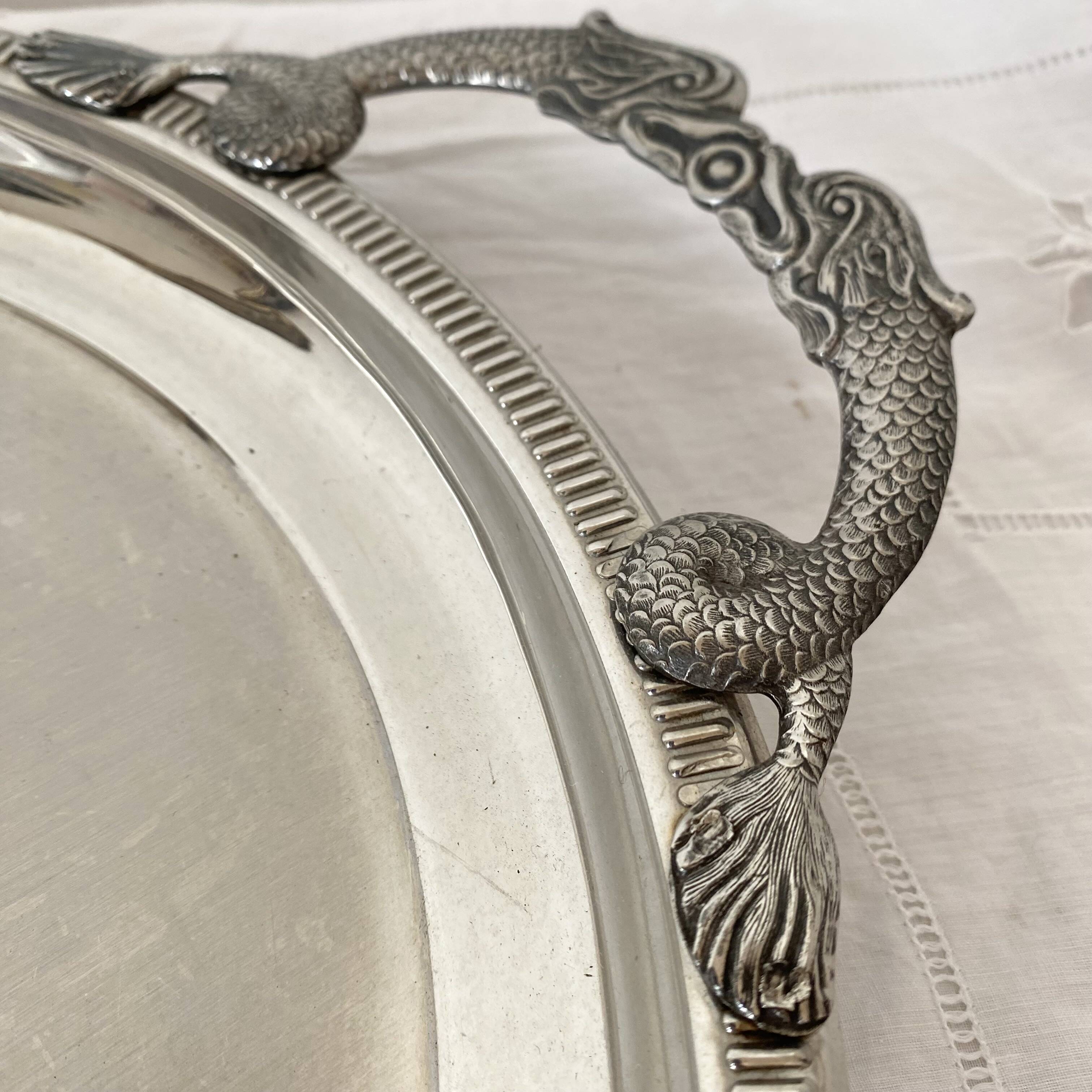 Jean Couzon stainless steel tray