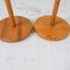 Sculptural modern floor lamps in pine, Yngve Ekström Sweden 1970s