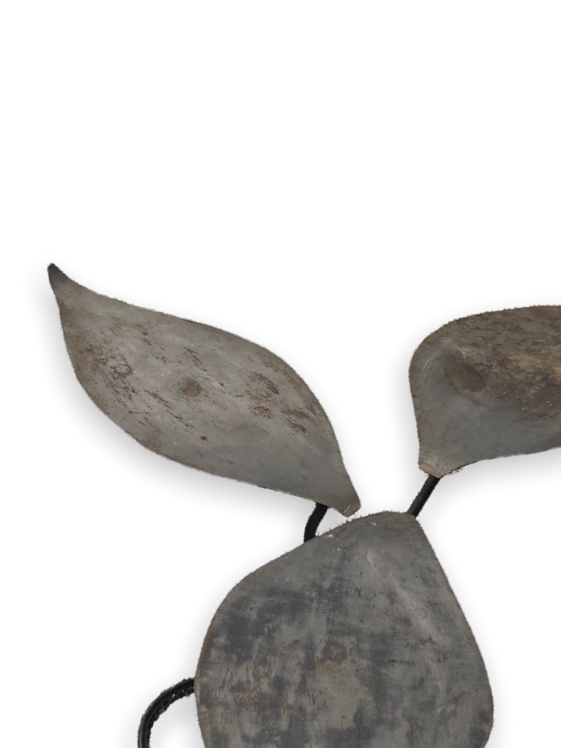 Brushed Metal Garden Table Leaf Patterns