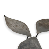 Brushed Metal Garden Table Leaf Patterns