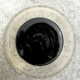 Daum circa 1950: frosted glass caviar cup on black pedestal