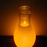 Old decorative bottle lamp vintage bottle lamp 70s