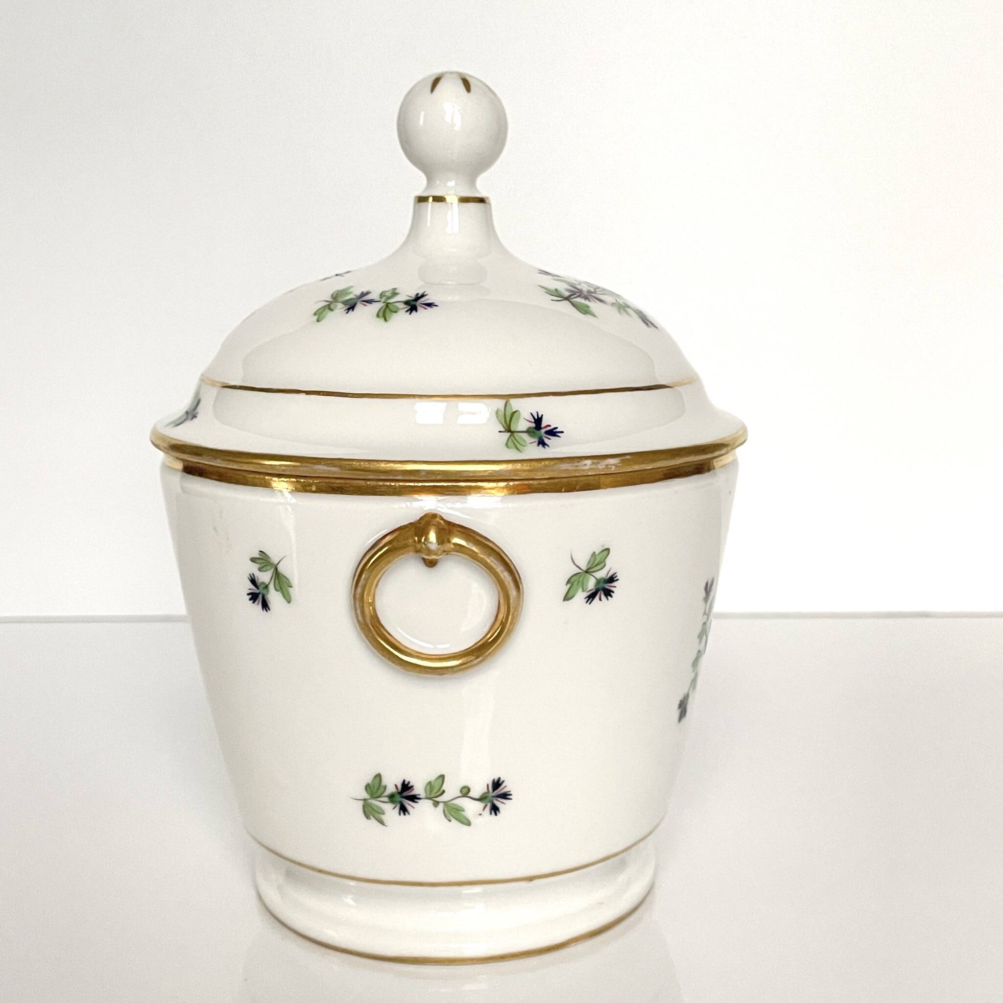 Porcelain Sugar Pot of the Duke of Angoulême | Barbeaux | 19th Century