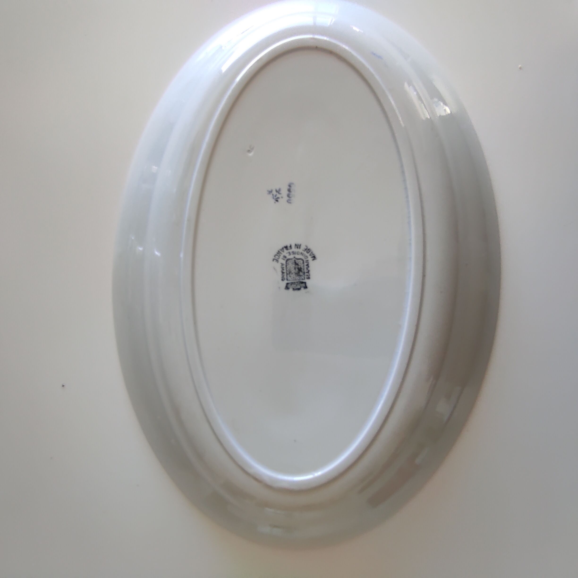 Oval dish st amandinoise st amand