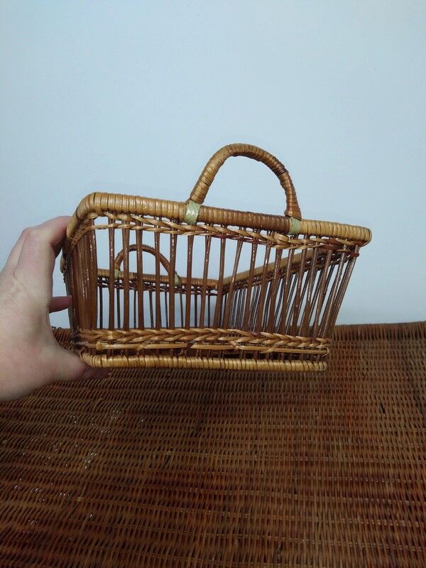 Wicker ectangle basket