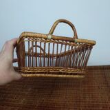 Wicker ectangle basket