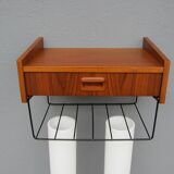Scandinavian teak wall shelf
