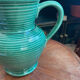 Portugal ceramic green pitcher