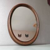 Vintage oval mirror from the 80s