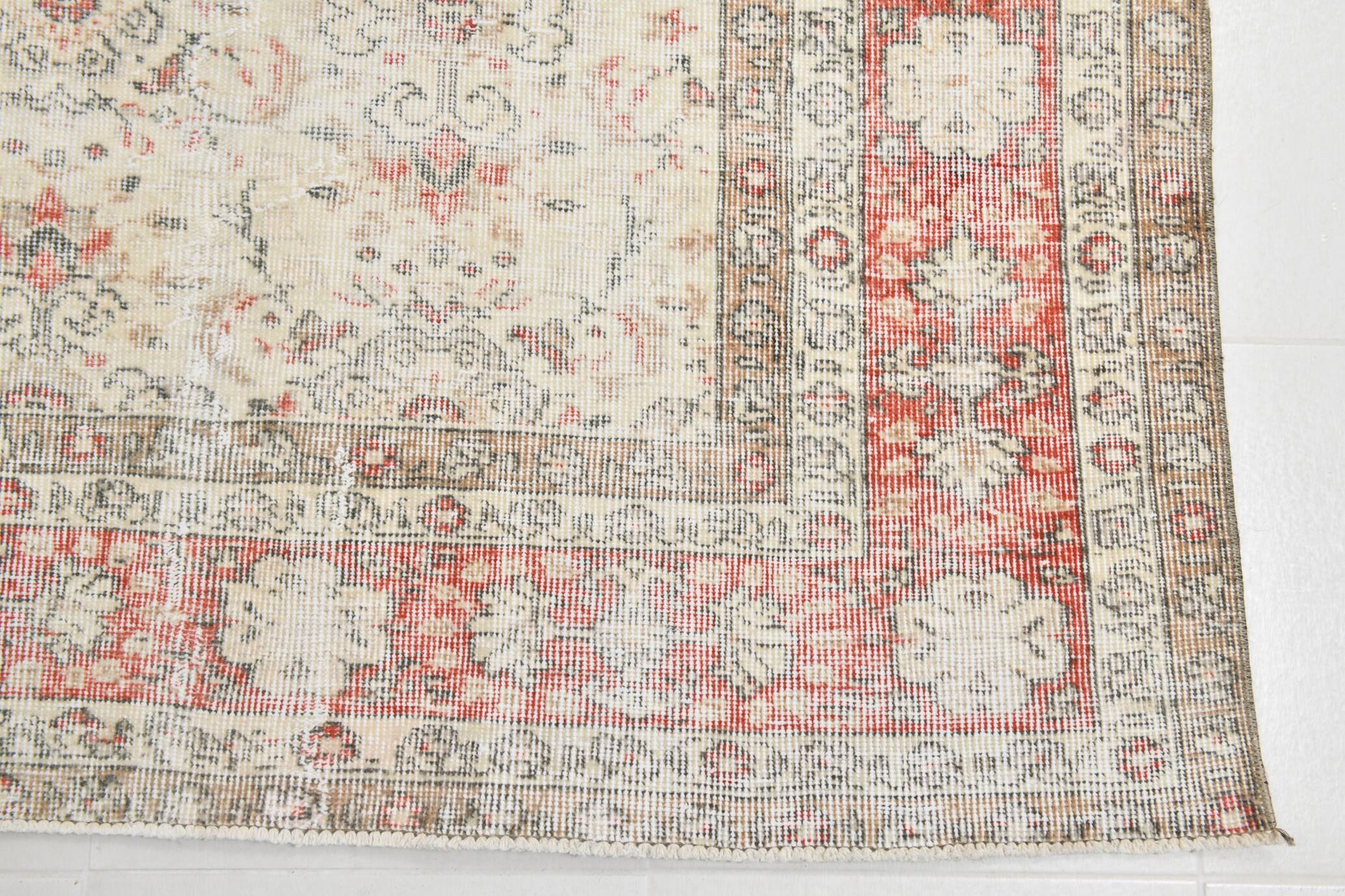 8x11 All-Over Floral Pattern Vintage Persian Rug, 231x345Cm