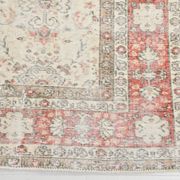 Tapis persan vintage à motif floral