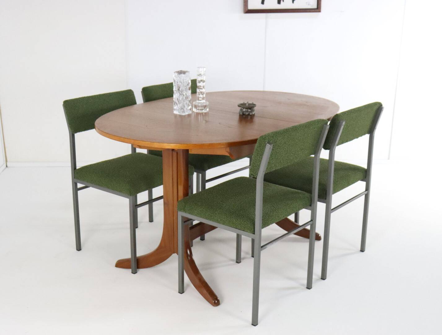 Set van 4 vintage stoelen 'Traunraut'