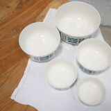 Set of 5 vintage ceramic bowls and bowls