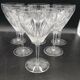 Series of 6 Saint Louis crystal water glasses coli model size 422
