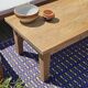 Antique solid wood coffee table – unique restored piece | Louna